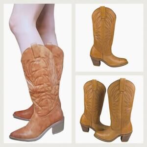 Double H Vintage Western Boots EUC Size 6.5B S3252